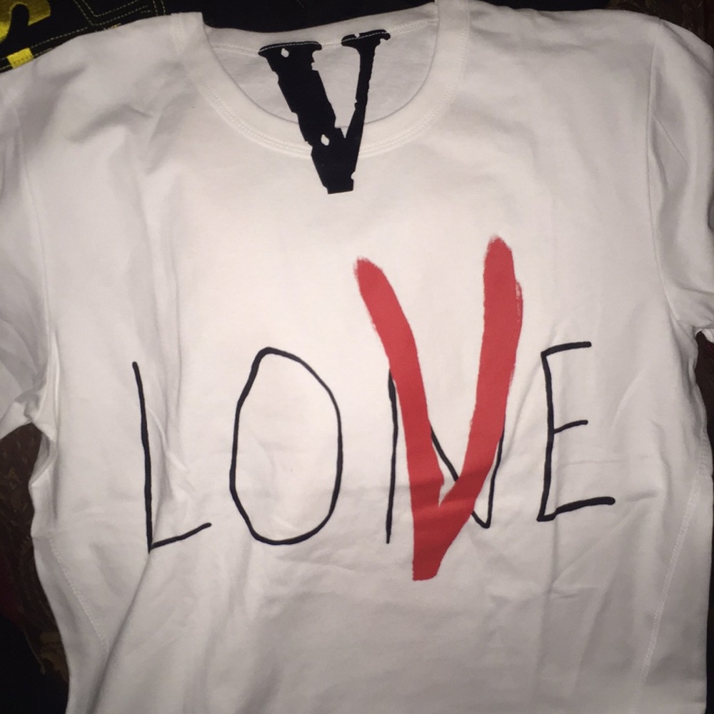✨Vlone love T-shirt Og White✨®️💸
